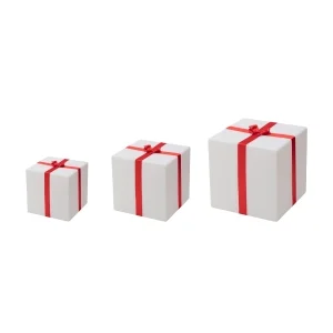 Slide Design Merry Cube Bright LED Christmas Box Decoration