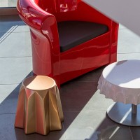 Slide Design PANDORO Decorative Stool in Christmas Style