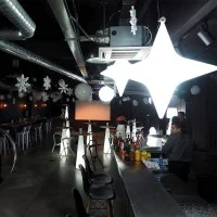 Slide Design SIRIO LED Light Christmas Star by Giò Colonna