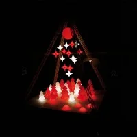 Slide Design SIRIO LED Light Christmas Star by Giò Colonna