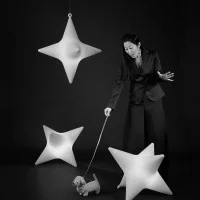 Slide Design SIRIO LED Light Christmas Star by Giò Colonna