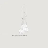 Lodes Random LED Glass Suspension Lamp By Chia-Ying Lee