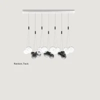 Lodes Random LED Glass Suspension Lamp By Chia-Ying Lee