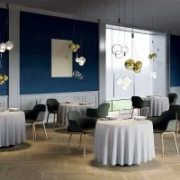 Lodes Random LED Glass Suspension Lamp By Chia-Ying Lee