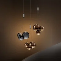 Lodes Random LED Glass Suspension Lamp By Chia-Ying Lee