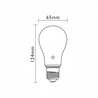 Marino Cristal Lampadina E27 A65 LED 11W Con Sensore Crepuscolare Marino Cristal Lampadina E27 A65 LED 11W Con Sensore Crepuscolare