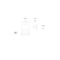 Rotaliana IPE W1 LED Lamp Double Emission Wall Lamp