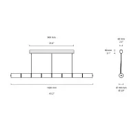 Flos Luce Orizzontale S1 Suspension Lamp in Glass by Bouroullec