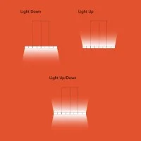 Flos Luce Orizzontale S2 Lampada a Sospensione in Vetro by Bouroullec