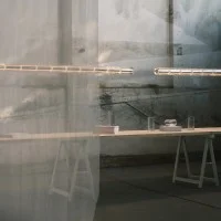 Flos Luce Orizzontale S3 Suspension Lamp in Glass by Bouroullec