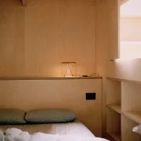 Flos To-Tie T3 Cylindrical Glass LED Table Lamp by Guglielmo Poletti