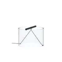 Flos To-Tie T3 Cylindrical Glass LED Table Lamp by Guglielmo Poletti
