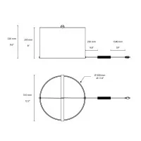 Flos To-Tie T3 Lampada LED da Tavolo Cilindrica in Vetro by Poletti