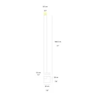 Rotaliana Ciminiere d'Italia LED Floor Lamp by Donegani & Lauda
