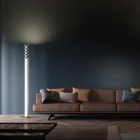 Rotaliana Ciminiere d'Italia LED Floor Lamp by Donegani & Lauda