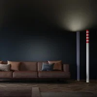 Rotaliana Ciminiere d'Italia LED Floor Lamp by Donegani & Lauda