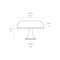 Artemide Nessino Lampada da Tavolo E14 4x20W Design Giancarlo Mattioli 1960