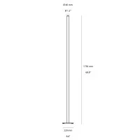 Artemide ILIO MINI LED Tubular Floor Lamp By Ernesto Gismondi