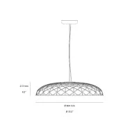 Flos Skynest S Lampada LED a Sospensione Intrecciata by M. Wanders