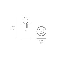 Slide Design Fiamma and Fiammetta Decorative Luminous LED Candle