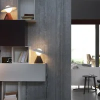 Stilnovo Fante Conical LED Table Lamp with Adjustable Disc