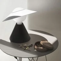 Stilnovo Fante Conical LED Table Lamp with Adjustable Disc