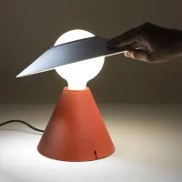 Stilnovo Fante Conical LED Table Lamp with Adjustable Disc