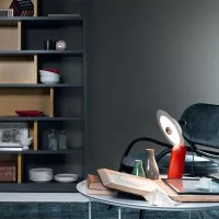 Stilnovo Lampiatta Lampada LED Orientabile da Tavolo o Parete