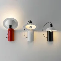 Stilnovo Lampiatta Lampada LED Orientabile da Tavolo o Parete