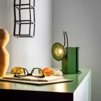Stilnovo Minibox Magnetic Table Lamp by Castiglioni & Aulenti