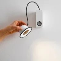 Stilnovo Minibox Magnetic Wall Lamp by Castiglioni & Aulenti
