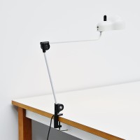 Stilnovo Topo Clamp Lampada LED da Tavolo con Morsetto By Joe Colombo