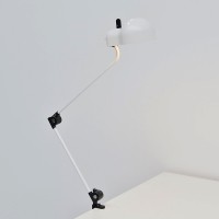 Stilnovo Topo Clamp Lampada LED da Tavolo con Morsetto By Joe Colombo