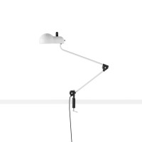 Stilnovo Topo Clamp Lampada LED da Tavolo con Morsetto By Joe Colombo