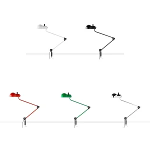 Stilnovo Topo Clamp Lampada LED da Tavolo con Morsetto By Joe Colombo