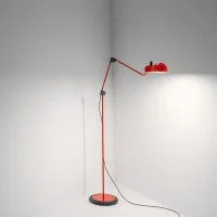 Stilnovo Topo Lampada Storica LED da Terra Snodabile By Joe Colombo
