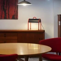 Stilnovo Valigia Historical LED Table Lamp By Ettore Sottsass