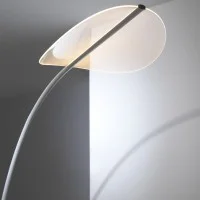 Stilnovo Diphy Curved LED Floor Lamp By Mirco Crosatto
