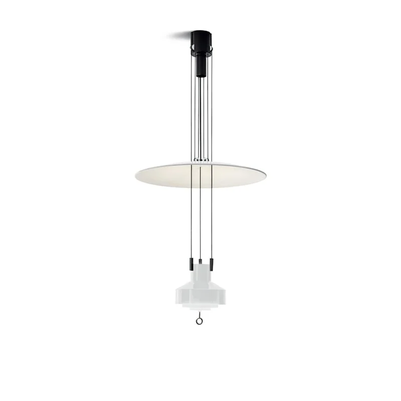 Stilnovo Saliscendi Lampada LED da Sospensione Regolabile By Castiglioni Stilnovo Saliscendi Lampada LED da Sospensione Regolabile By Castiglioni