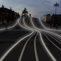 Artemide La Linea Light Flexible Tube LED IP65 15W/mt By BIG