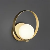 ACB Halo LED Wall Lamp with Glass Globe for Indoor
