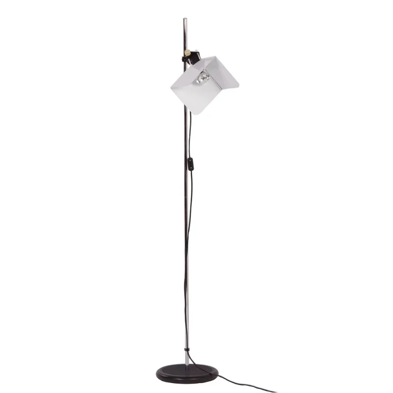 Stilnovo Triedro Lampada LED da Terra Regolabile By Joe Colombo