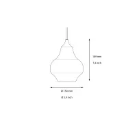 Louis Poulsen Cirque Single Suspension Colored Lamp By Clara Von Zweigbergk