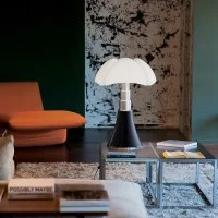 Martinelli Luce Pipistrello Lampada da Tavolo Classica E14 By Gae Aulenti 1965