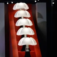 Martinelli Luce Pipistrello LED Dimmable Table Lamp By Gae Aulenti