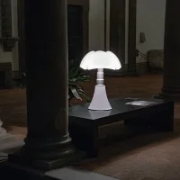 Martinelli Luce Pipistrello LED Dimmable Table Lamp By Gae Aulenti
