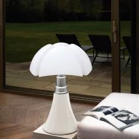 Martinelli Luce Pipistrello LED Dimmable Table Lamp By Gae Aulenti