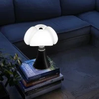 Martinelli Luce Minipipistrello LED Dimmable Table Lamp By Gae Aulenti Martinelli Luce Minipipistrello LED Dimmable Table Lamp By Gae Aulenti