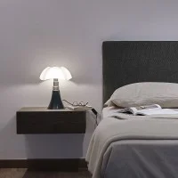 Martinelli Luce Minipipistrello LED Dimmable Table Lamp By Gae Aulenti Martinelli Luce Minipipistrello LED Dimmable Table Lamp By Gae Aulenti