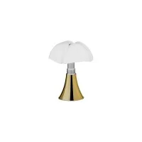 Martinelli Luce Minipipistrello LED On/Off Table Gold By Gae Aulenti